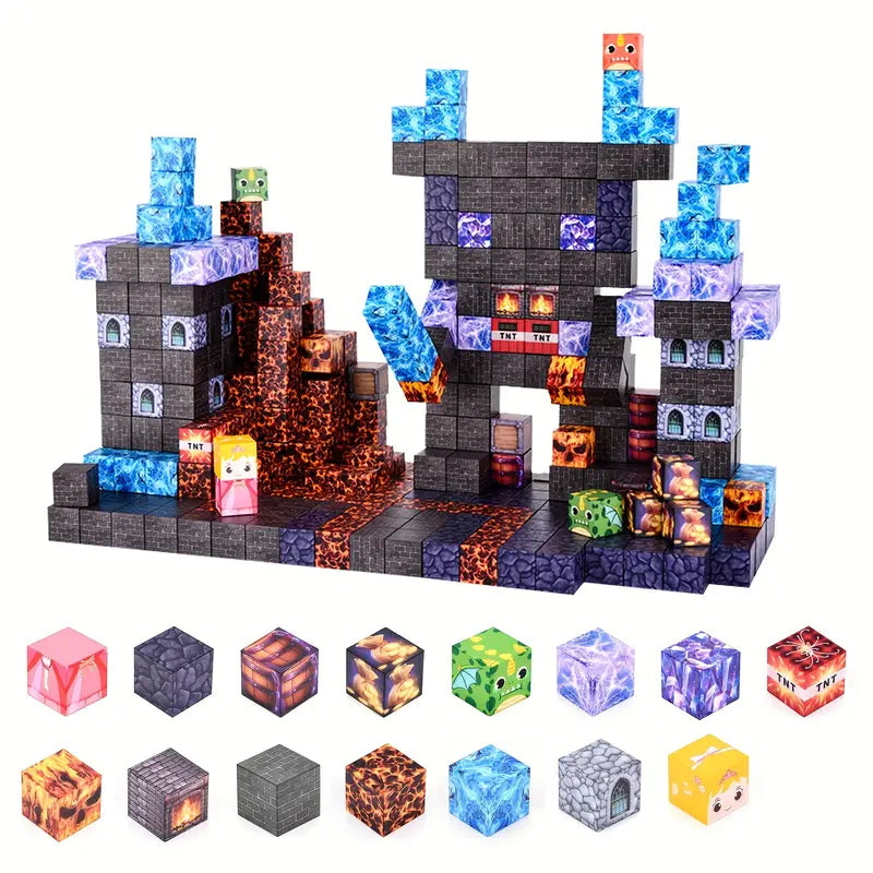 MakeBricks – Bitwa o Wulkan 200 elementów + GRATISY